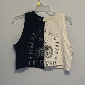 Hollister color block tank